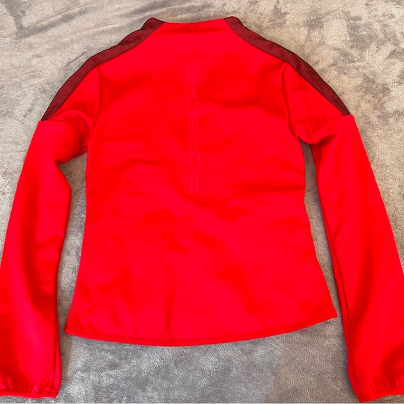 Porsche Motorsport Women's Softshell Red Jacket with black mesh - Picture 7 of 12